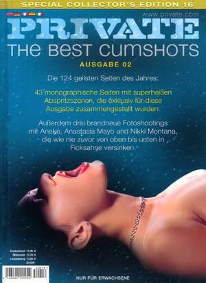 Cumshot On Porn Magazine - Private The Best Cumshots 2 - Adult Magazine World - Vintage Porn Magazines