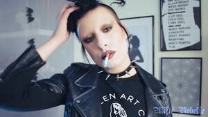 Leather Butch Dyke Porn - Butch Lesbian with Strap on Takes a Smoking Break - Milk Rebelle -  Pornhub.com