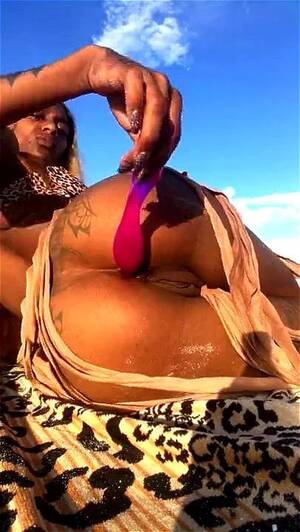 ebony beach anal - Watch BUBBLE ANAL PLAY ON BEACH - Toy, Anal, Ebony Porn - SpankBang