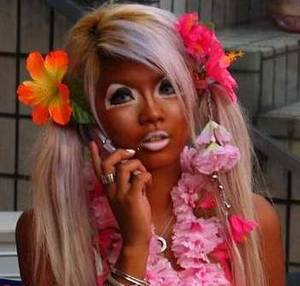 Ganguro Schoolgirl Porn - Ahh! What the?