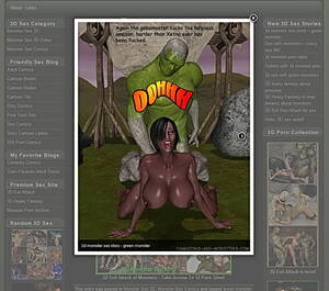 3d Monster Porn Blog - Green sex monster 3D - Adult Case