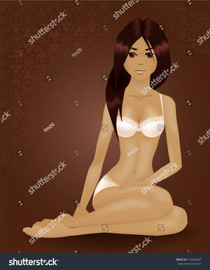 naked indian clipart - Naked Indian Girl Stock Vector (Royalty Free) 116202607 | Shutterstock