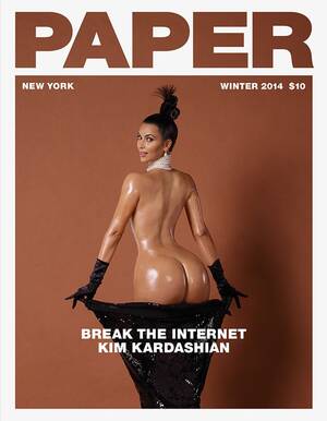 Kim Kardashian Tits Porn - Kim Kardashian on the Cover of PAPER Break the Internet - PAPER Magazine