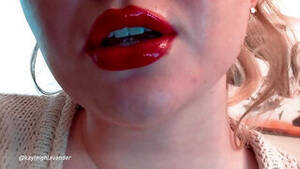 Blonde Pink Lipstick Blowjob - Lipstick Porn Videos