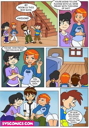 Ben 10 Gwen Porn Betting - Ben 10â€“Fun At Kevin's - Porn Comics Galleries