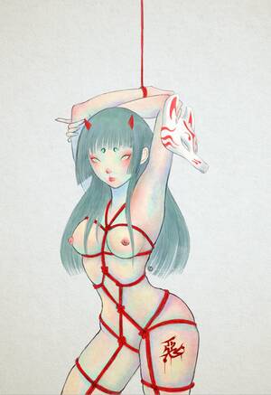 Geisha Art Japanese Bondage Porn - Geisha Series, Shibari, Japanese Rope Bondage, Laptop Stickers, BDSM Art,  Erotic Illustration, Erotica, Sexy Bedroom Decor, Kiny Fetish Gift - Etsy