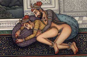 Ancient India Gay Porn - File:Gay anal sex (Islamic Indian illustration).jpg - Wikimedia Commons