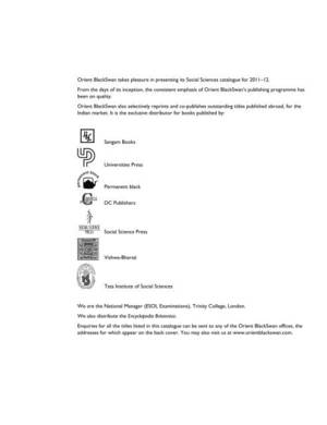 Indian Untouchable Caste Captions - Social Science - Orient BlackSwan