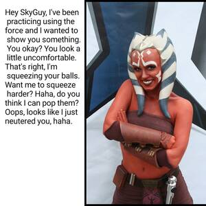Ahsoka Tano Porn Captions - Femdom Captions on Tumblr