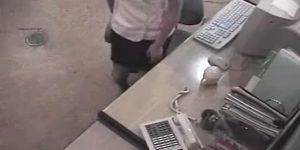 caught office - Hidden Security Spy Cam Caught Office Girl Masturbating