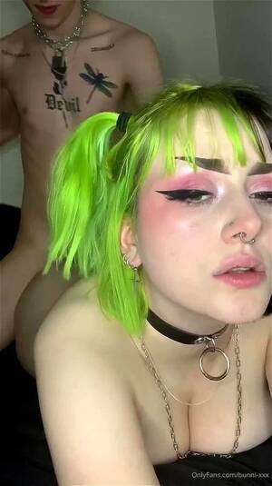 Green Girl Porn - Watch Goth Slut - Green Hair, White Girl, Anal Porn - SpankBang