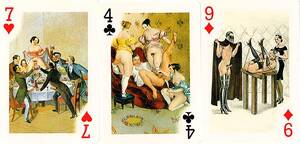 french sex illustrations - Playing Cards Deck 466