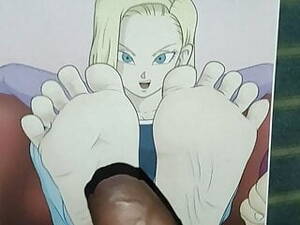 Android 18 Foot Fetish Porn - Android 18 (Dragon Ball Z) Feet Cum Tribute | xHamster