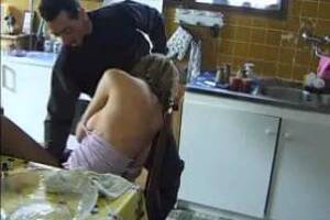 french kitchen porn - French MILF Anal In Kitchen : XXXBunker.com Porn Tube