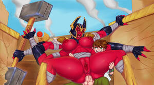 Ben 10 Omniverse Princess Looma Porn - Rule34 - If it exists, there is porn of it / redberz, ben tennyson, looma  red wind, tetramand / 448826