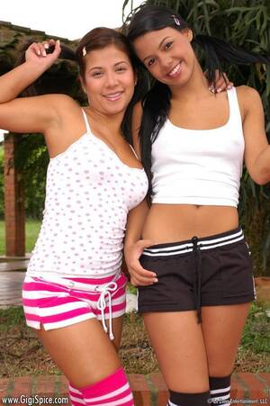 Gigi Spice Latina Lesbians - Gigi Spice And Another Latin Lesbian Teen Play With Tiny Dildo Outdoors /  DefineBabe.com