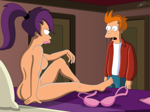 Futurama Leela Big Tits Nude - Futurama - Leela's Been Waiting by Matt-Thornton on DeviantArt