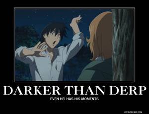 Darker Than Black Cosplay Porn - Even Hei has his moments. Darker than Black, DtB, Hei, funny,