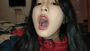 Asian Mouth Fetish Porn - Asia girl mouth and Uvula 3
