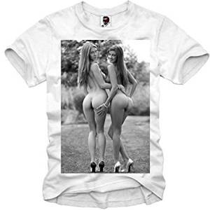 Girls In T Shirts Porn - E1SYNDICATE MENS T-SHIRT SEXY PIN UP GOGO PORN STAR EMO WOW S/M