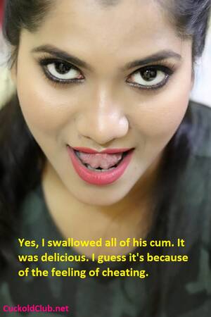 Indian Fucked Caption - Amateur Young Indian Wife into Cuckolding Captions - Cuckold Club