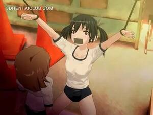 japanese tied bondage cartoons - Tied up anime anime cutie gets cunt vibed hard - BoysFood.com