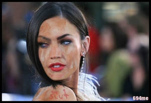 Megan Fox Facial Porn - Description: Porno photos (fakes) of American model and actress Megan Fox.  Genre: Solo, Sex, Blowjob, Bondage, Facial, Double Penetration, Lesbi.