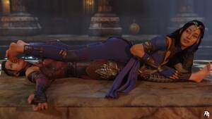 mortal kombat footjob - At Kitana's feet (Ryona-Ashi) [Mortal Kombat] : r/rule34