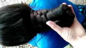 Afro Hairjob Porn - Exciting hairjob outside No.001 - XVIDEOS.COM