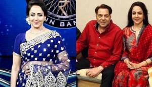 Hema Malini Porn - Hema Malini Talks About Her Matching Red Ensemble With Husband, Dharmendra  On Her 73rd Birthday