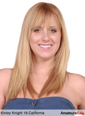 Amateur Porn California - Sexy new porn star Kinley Knight is about to have sex on camera