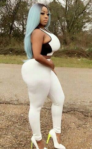 big thick black nurse - Black