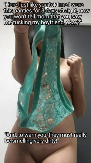 Mom Panty Porn Captions - Panty Fetish] That is exactly why I asked for it : r/Incest_Captions