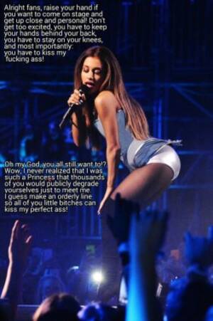 Ariana Grande Porn Caption Spank - Ariana Grande Ass Worship | BDSM Fetish