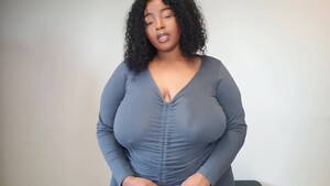 black chubby tits - Chubby Ebony shows how to lift her big tits | xHamster