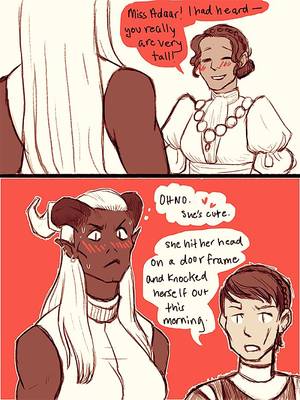 Josephine Dragon Age Porn Comic - thanks cassandra(prompt from asolitaryrose - josie/adaar â€œfirst  impressionsâ€) I Â· Dragon Age FunnyDragon ...