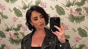 Black Lesbian Porn Demi Lovato - Demi Lovato talks about hitting â€œrock bottomâ€ on The Masked Singer -