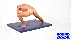 bound cock stroking - Scene Image 9 ...