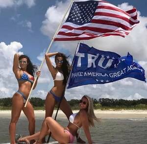 beach nudity erection - Donald Trump and Joe Biden's hottest fans have been turning heads  throughout US election - Daily Star