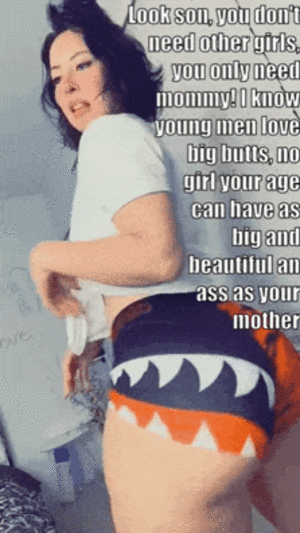 Big Booty Porn Captions - Not with a mom like her gif @ xGifer
