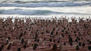 belgium topless beach - Hundreds of nudes meet on the beach for cancer awareness in Australia -  Amsterdam Daily News Netherlands & Europe