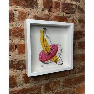 Alberto Lugli Porn - Loris Dogana, Food Porn , grafica in vitro, 27x27x6 cm (con cornice)