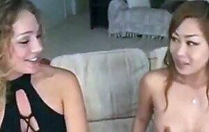 blonde japanese lesbians - Japanese and blonde lesbians - SEXTVX.COM