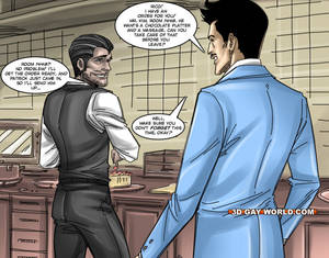 hung cartoon porn - Cartoon gay porn pics of two well-hung dudes making - Picture 1 ...