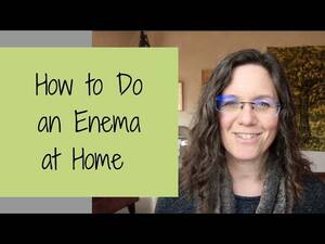 Home Enema Porn - How to Do an Enema at Home - YouTube