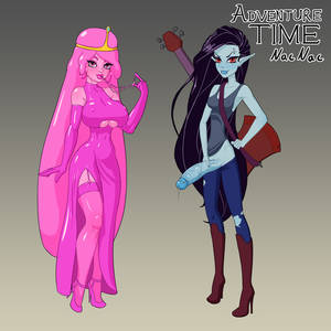 Futanari Porn Princess Bubblegum - PB and Marcy by nacnac