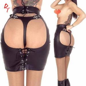 black spanking sex - Hot Leather Adult Games Sex Bondage Spanking Skirt Women Black Temptation  Sexy Toys Catsuit Porn Sex Product For Women-in Adult Games from Beauty &  Health ...