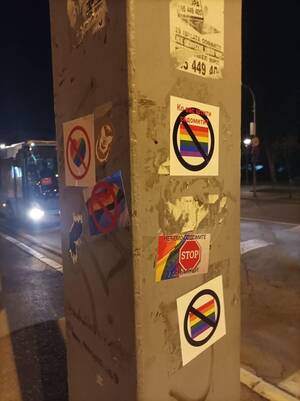 Bosnian Street Porn - Anti-LGBT posters all over Banja Luka in Serb's Republic, Bosnia and  Herzegovina : r/europe