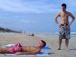 beach nudist couple erections - Male Erections and Nudism