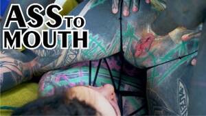 ffm threesome tattoo - FFM TATTOO threesome, girls gape asses for tattooed dick - ATM, gapes,  (goth, punk, alt porn) - VÃ­deos Pornos Gratuitos - YouPorn